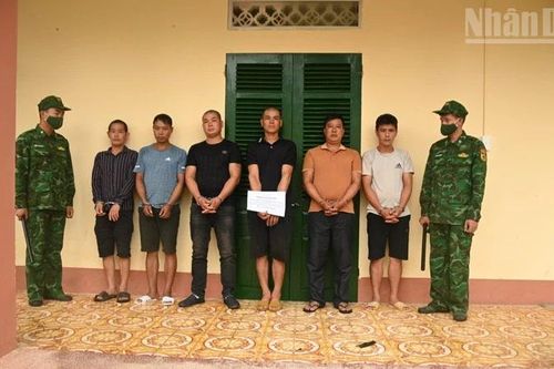 Đồn Biên phòng Bảo Lâm bắt giữ nhóm đối tượng tổ chức nhập cảnh trái phép