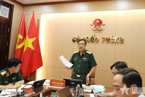 Thượng tướng Phạm Hoài Nam chỉ đạo nghiên cứu, thiết kế, đóng mới tàu quân sự