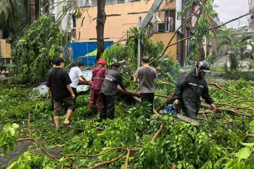 Bão Kajiki đổ bộ Hải Nam (Trung Quốc), hơn 100.000 người bị ảnh hưởng