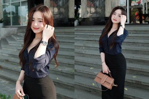 'Hot girl Hà thành' thả thính cực ngọt với giao diện quý cô công sở