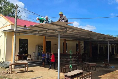 Trường học miền Trung chủ động ứng phó giảm thiểu thiệt hại do bão