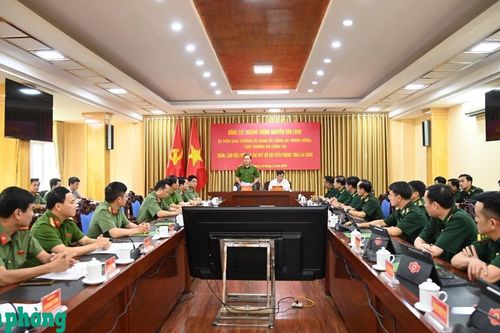 Thượng tướng Nguyễn Văn Long thăm, làm việc tại Ban Chỉ huy BĐBP tỉnh Lai Châu