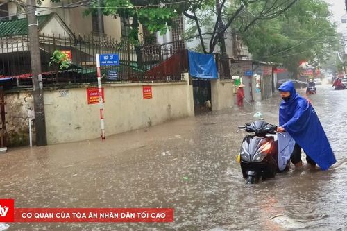 Đến 18h ngày 26/8, Hà Nội còn 26 điểm úng ngập do ảnh hưởng bão số 5