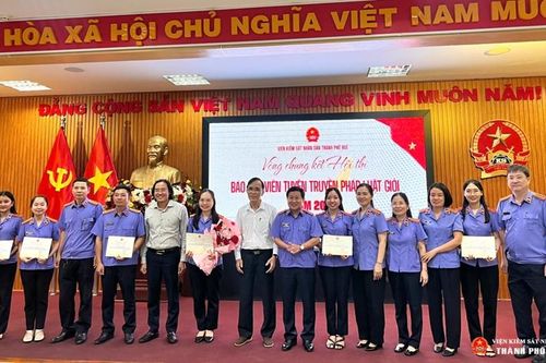 VKSND TP Huế tổ chức thành công Hội thi Báo cáo viên tuyên truyền pháp luật giỏi