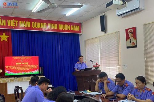 VKSND Khu vực 3 - Đồng Tháp tổ chức hội nghị tập huấn nghiệp vụ và ứng dụng AI