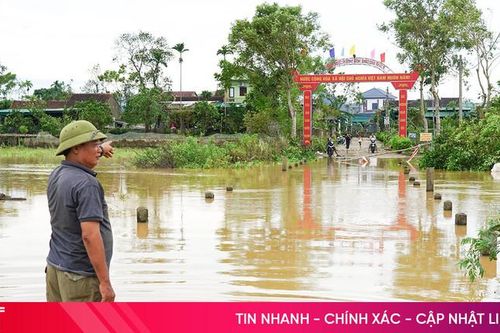 Lũ sông La dâng cao, hơn 200 hộ dân bị chia cắt
