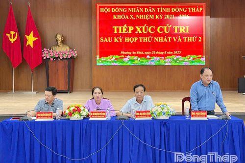 Đồng Tháp: Cử tri kiến nghị tỉnh đầu tư sửa chữa, xây dựng nhiều tuyến đường