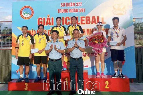 Trung đoàn 591, Sư đoàn Phòng không 377 tổ chức giải pickleball