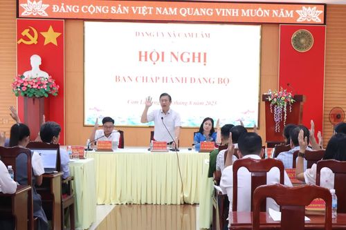 Hội nghị Ban Chấp hành Đảng bộ xã Cam Lâm khóa I, nhiệm kỳ 2025 - 2030