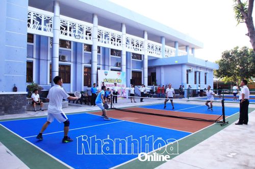 Lữ đoàn 162, Vùng 4 Hải quân khai mạc giải Pickleball