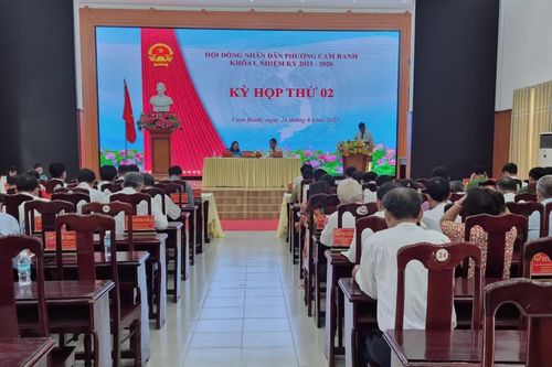 Kỳ họp thứ hai HĐND phường Cam Ranh khóa I, nhiệm kỳ 2021 - 2026