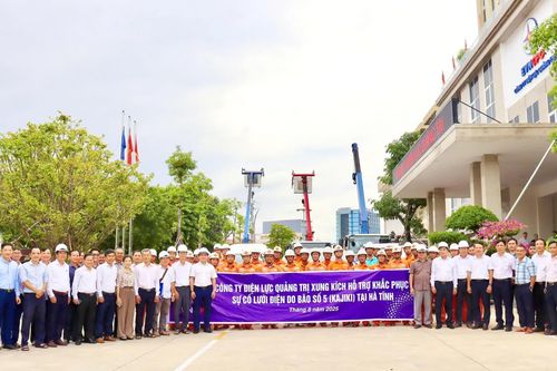 Công ty Điện lực Quảng Trị: Chi viện lực lượng hỗ trợ khôi phục lưới điện tại Hà Tĩnh