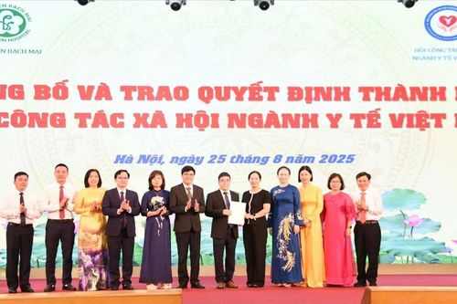Thành lập Hội Công tác xã hội ngành y tế Việt Nam