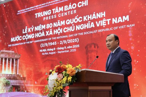 Khai trương Trung tâm Báo chí Lễ kỷ niệm 80 năm Quốc khánh