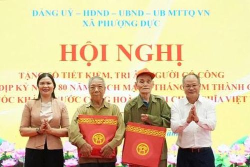 Xã Phượng Dực tri ân người có công