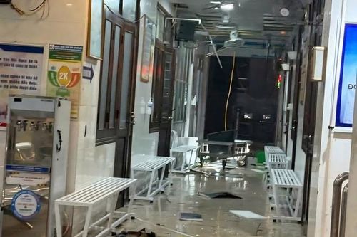 Nhiều cơ sở y tế ở Nghệ An thiệt hại do bão số 5