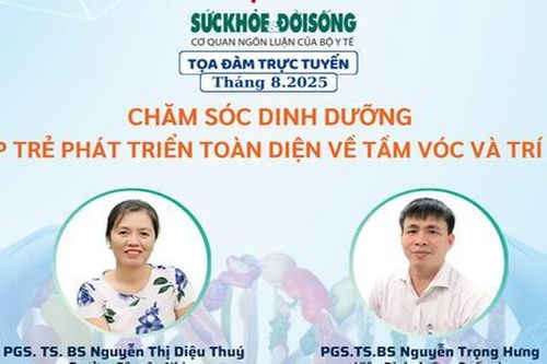 Tọa đàm trực tuyến: Thực hiện chăm sóc dinh dưỡng giúp trẻ phát triển toàn diện về tầm vóc và trí tuệ
