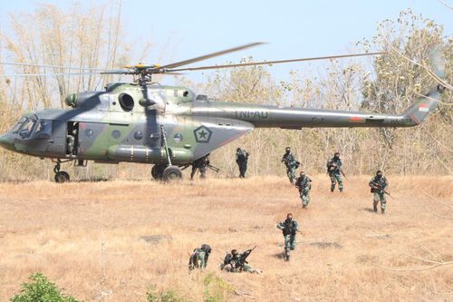 Indonesia và Mỹ bắt đầu cuộc tập trận chung 'Siêu lá chắn Garuda'