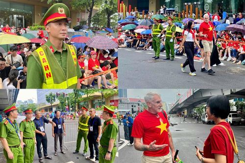 'Tự hào bên cạnh là nhân dân, trong tim là Tổ quốc, trên vai lấp lánh sao vàng'