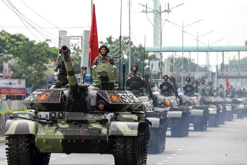 Chiêm ngưỡng dàn vũ khí - khí tài hiện đại tham gia lễ Sơ luyện A80