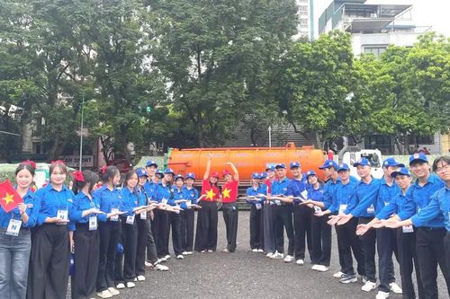 8.800 thanh niên tình nguyện Thủ đô 'vào vị trí' thực hiện nhiệm vụ phục vụ A80