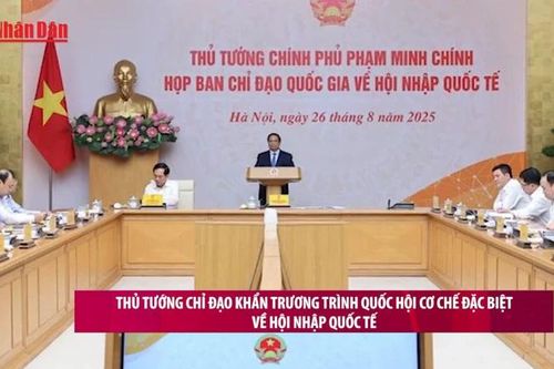 Thủ tướng chỉ đạo khẩn trương trình Quốc hội cơ chế đặc biệt về hội nhập quốc tế
