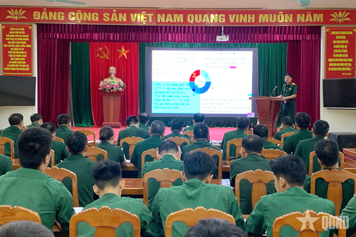 Ban Chỉ huy phòng thủ khu vực 4 - Hạ Long: Tập huấn công tác chuyển đổi số và 'Bình dân học vụ số' năm 2025