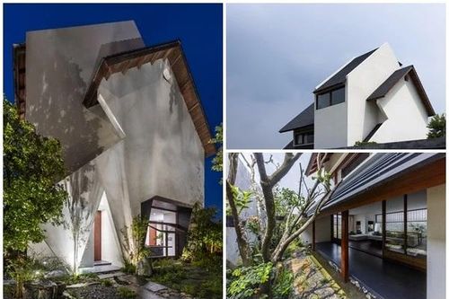 Chiêm ngưỡng ngôi nhà mái dốc nhiều tầng độc đáo ở TP HCM