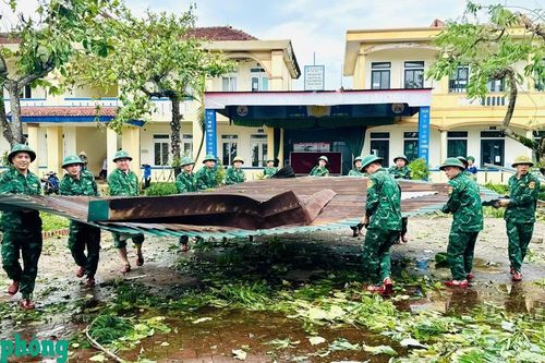 BĐBP các tỉnh miền Trung chủ động ứng phó, khẩn trương khắc phục hậu quả bão số 5