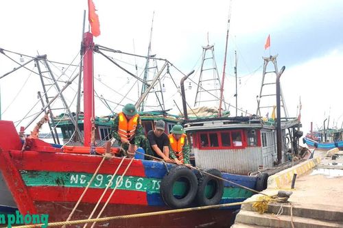 BĐBP sát cánh cùng nhân dân ứng phó, khắc phục thiệt hại do bão số 5 gây ra