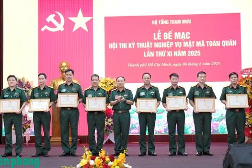 Đội tuyển Cơ yếu BĐBP đạt thành tích cao trong các hội thi về Kỹ thuật nghiệp vụ Mật mã ngành Cơ yếu