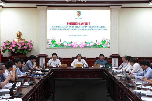 Khẩn trương hoàn thiện Khung kiến trúc số Bộ Tư pháp vào đầu tháng 9/2025