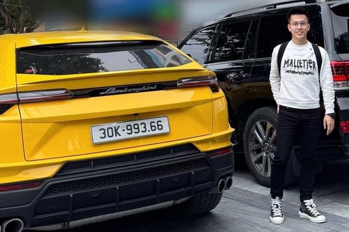Cận cảnh siêu xe Lamborghini giá 16 tỷ của đại gia kim cương bị bắt do rửa tiền