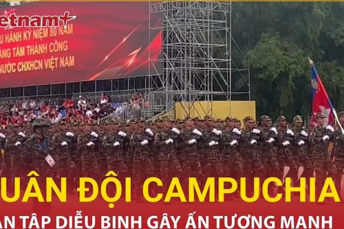 Quân đội Campuchia gây ấn tượng mạnh bằng màn tập trước sơ duyệt sự kiện A80