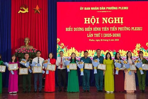 Phường Pleiku biểu dương 69 tập thể, cá nhân điển hình tiên tiến