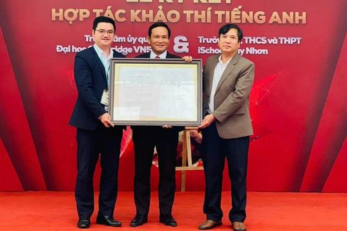 Trường Tiểu học, THCS và THPT iSchool Quy Nhơn là địa điểm tổ chức kỳ thi tiếng Anh Cambridge