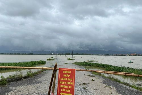 Các xã vùng trũng chủ động ứng phó với mưa, lũ sau bão
