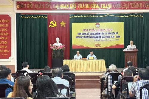 Nâng cao hiệu quả biên soạn Lịch sử MTTQ Việt Nam tỉnh Quảng Trị