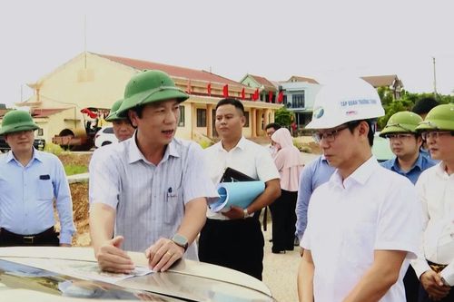 Đẩy nhanh tiến độ thi công đường nối từ trung tâm đi sân bay Đồng Hới