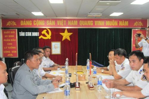 Cảnh sát biển Việt Nam và Cảnh sát biển Indonesia thống nhất phương án luyện tập chung trên biển