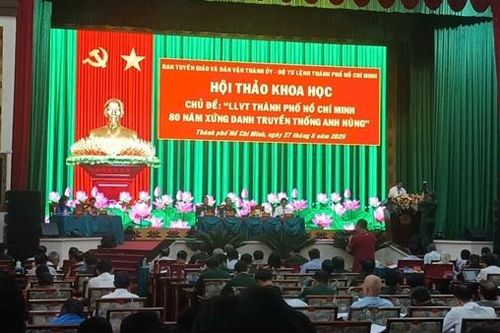 'Lực lượng vũ trang TP Hồ Chí Minh - 80 năm xứng danh truyền thống anh hùng'
