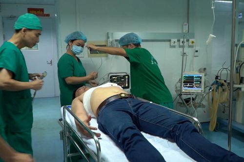 Diễn tập phương án cấp cứu hàng loạt đảm bảo cho A80