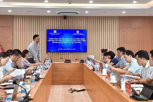 Đoàn công tác Bộ Khoa học và Công nghệ làm việc tại Cao Bằng