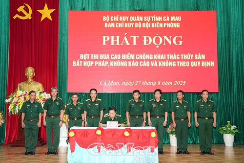 Bộ đội Biên phòng Cà Mau kiên quyết đấu tranh, ngăn chặn chống khai thác IUU
