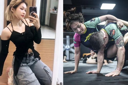 Cận cảnh buổi tập của cô gái văn phòng Hoàng Hằng dùng MMA hạ kẻ xăm trổ bắt nạt