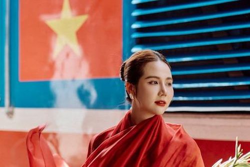 Nữ diễn viên VTV gây chú ý với bộ ảnh 'hòa bình đẹp lắm'