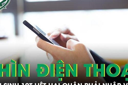 Nam sinh 19 tuổi yếu liệt hai chân phải nhập viện cấp cứu do nhìn điện thoại quá nhiều