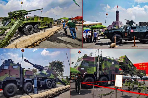 Trầm trồ trước khí tài quân sự hiện đại 'Made in Việt Nam' ở triển lãm 80 năm thành tựu đất nước
