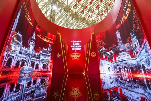 Cách tìm gian hàng, hướng đi tại Triển lãm Thành tựu đất nước