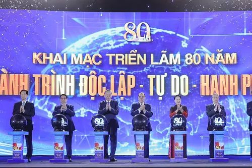 Khai mạc triển lãm '80 năm hành trình Độc lập - Tự do - Hạnh phúc', bắt đầu mở cửa miễn phí phục vụ Nhân dân